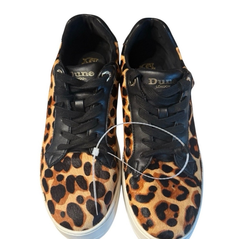Dune London Episode Leopard Sneakers - Picture 5 of 12